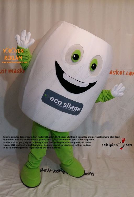 Ecosilage Silaj Maskot Kostümü maskot kostümü