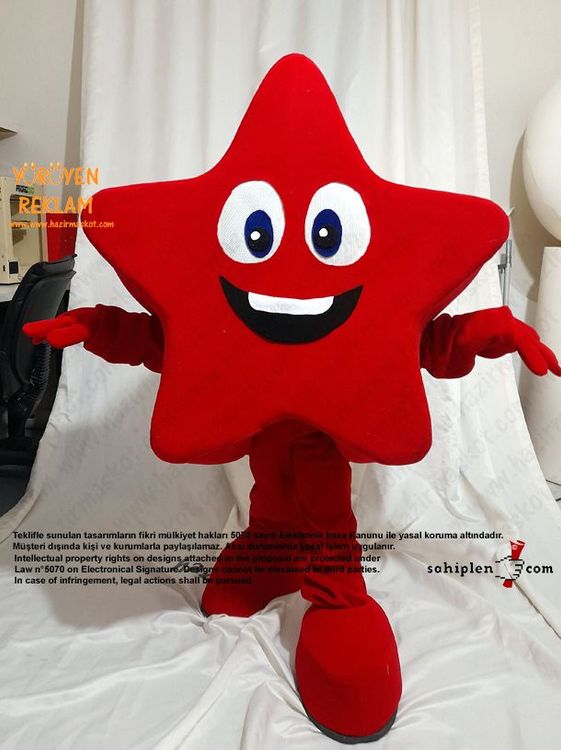 Yıldız Maskot Kostümü / Star Mascot Costume maskot kostümü