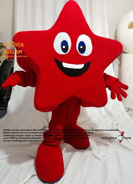Yıldız Maskot Kostümü / Star Mascot Costume maskot kostümü
