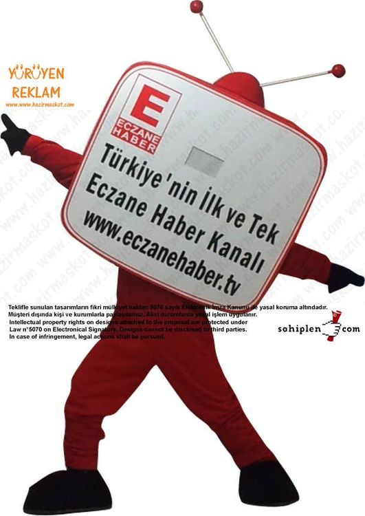 1 Mayıs İşçi Maskotu / HAK-İŞ maskot kostümü