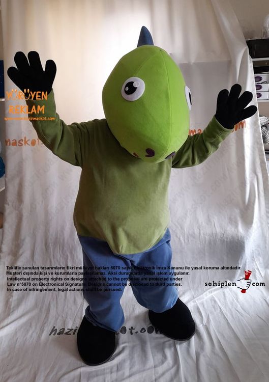 Timsah Maskot Kostümü / Crocodile Mascot Costume maskot kostümü