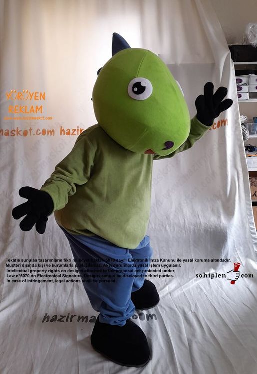 Timsah Maskot Kostümü / Crocodile Mascot Costume maskot kostümü
