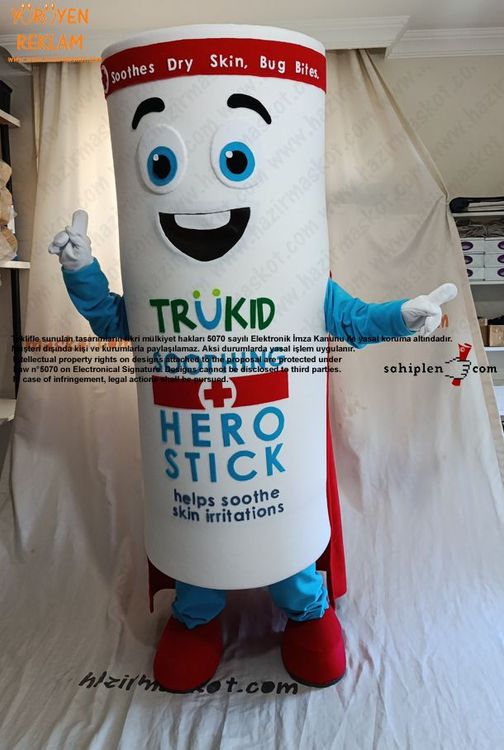 TRÜKID Hero Stick Krem Maskotu maskot kostümü