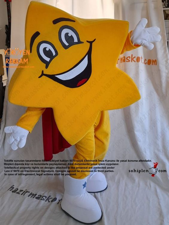 Yıldız Maskot Kostümü - Star Mascot costume maskot kostümü