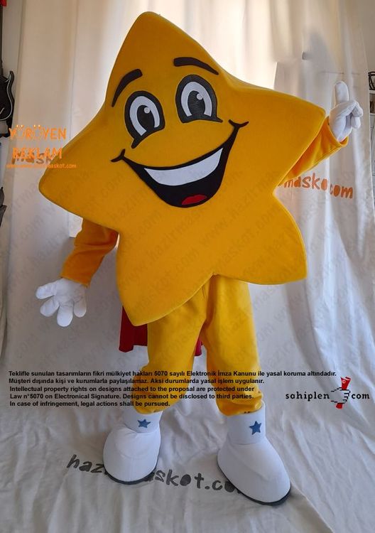 Yıldız Maskot Kostümü - Star Mascot costume maskot kostümü