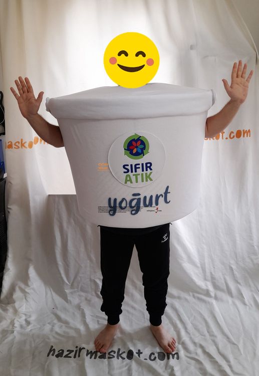 Yoğurt Ambalaj Geri Dönüşüm / Konya Selçuklu maskot kostümü