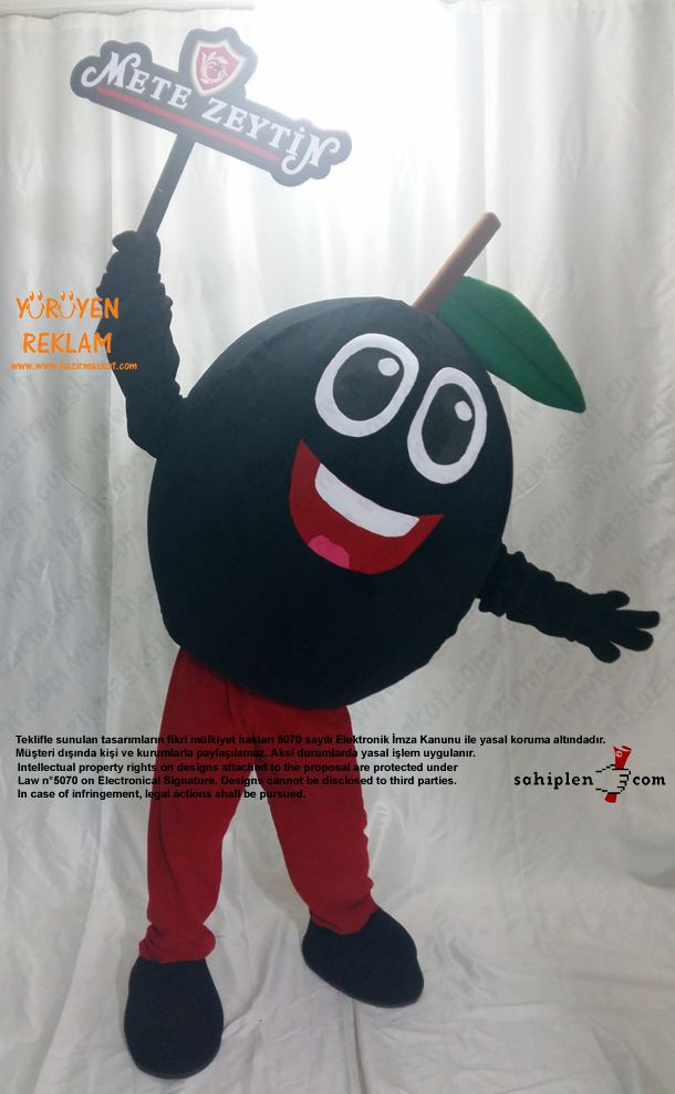 Zeytin Maskotu / Mete Zeytincilik Bursa Gemlik maskot kostümü
