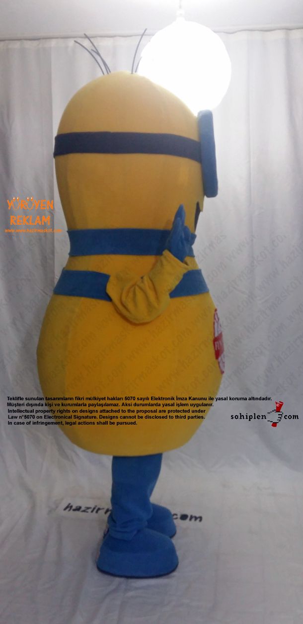Minion Bowling Lobutu / Moldova maskot kostümü