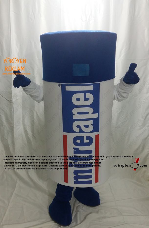 Mitre Apel Sprey Maskot Kostümü maskot kostümü