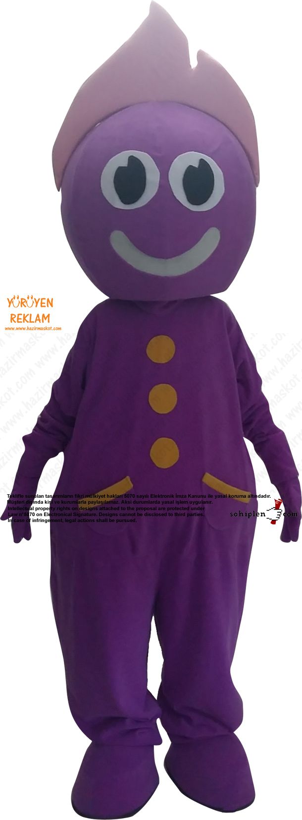Nasheet Maskot Kostümü / Suudi Arabistan maskot kostümü