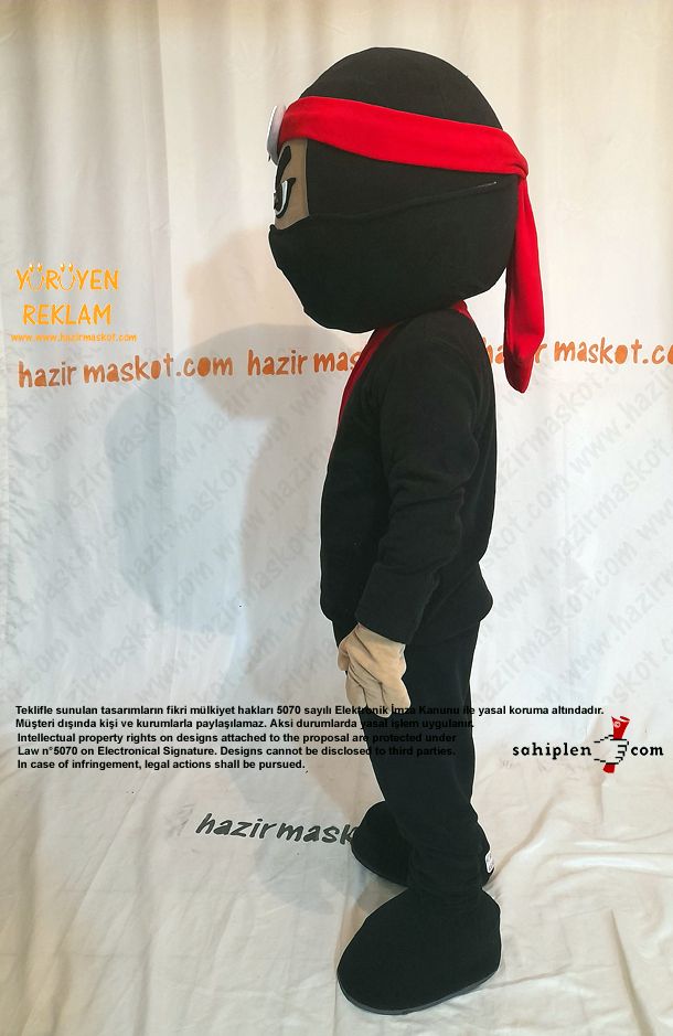 Ninja Maskot Kostümü / Ninja Mascot Costume maskot kostümü