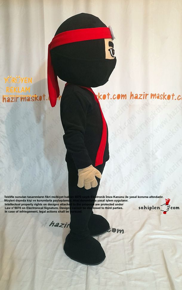 Ninja Maskot Kostümü / Ninja Mascot Costume maskot kostümü