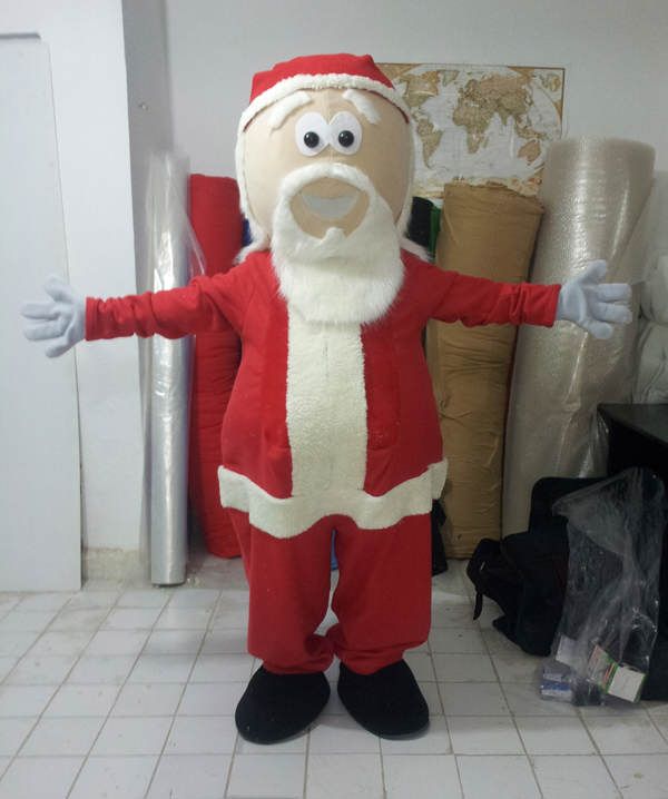 Noel Baba Maskot Kostümü Santa Claus Mascot Costume maskot kostümü