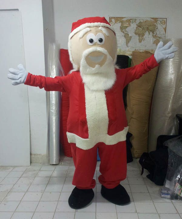 Noel Baba Maskot Kostümü Santa Claus Mascot Costume maskot kostümü