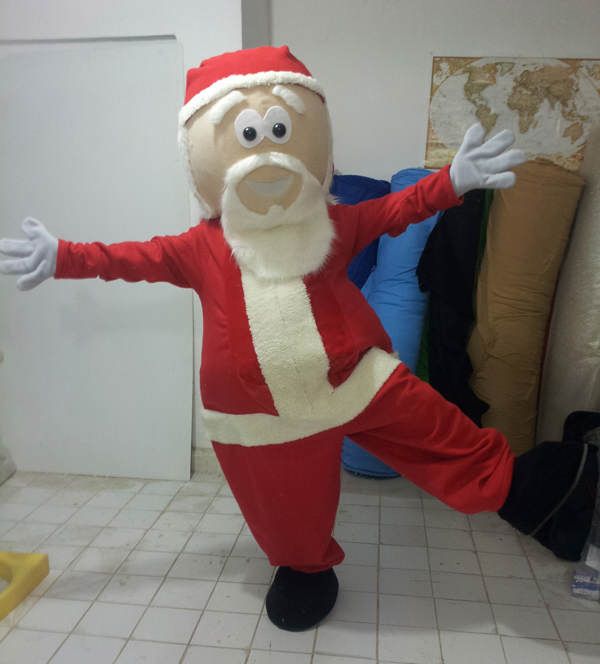 Noel Baba Maskot Kostümü Santa Claus Mascot Costume maskot kostümü