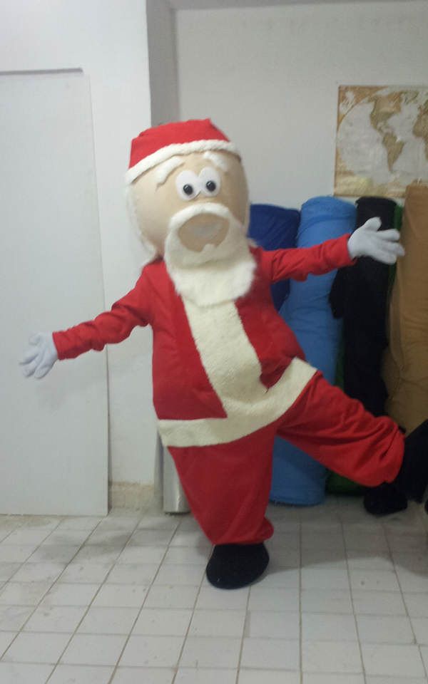 Noel Baba Maskot Kostümü Santa Claus Mascot Costume maskot kostümü
