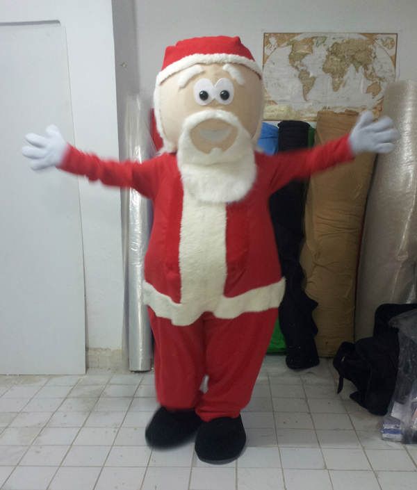 Noel Baba Maskot Kostümü Santa Claus Mascot Costume maskot kostümü