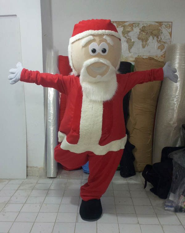 Noel Baba Maskot Kostümü Santa Claus Mascot Costume maskot kostümü