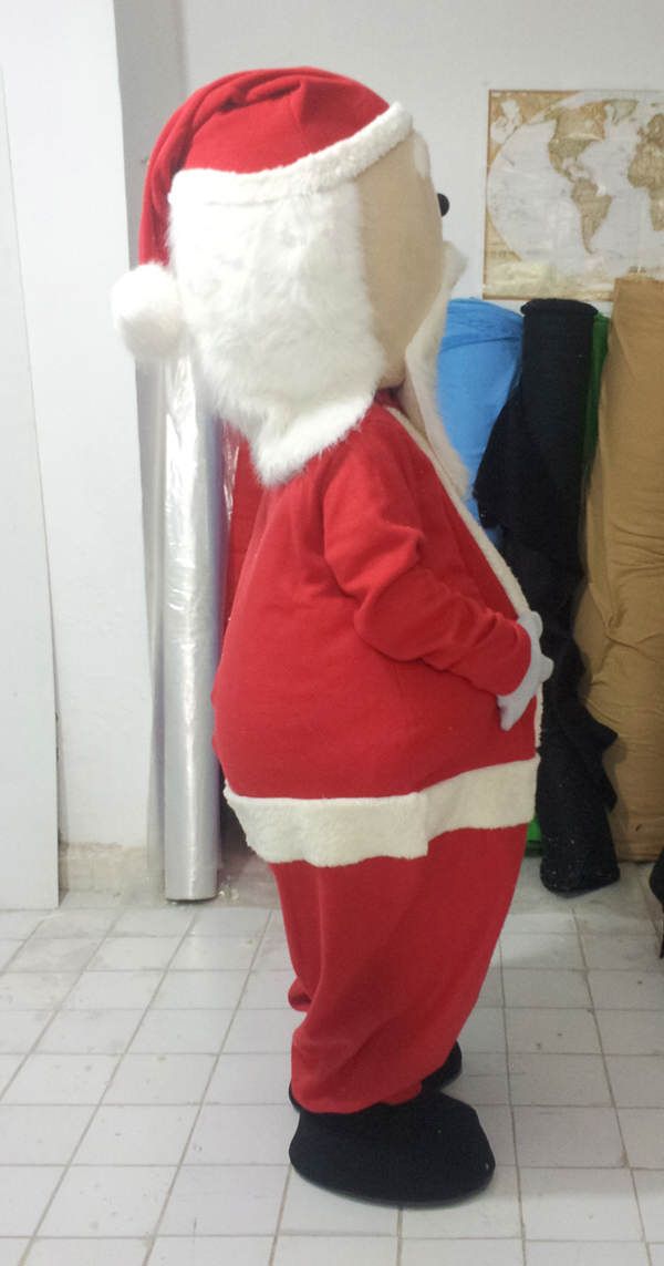 Noel Baba Maskot Kostümü Santa Claus Mascot Costume maskot kostümü