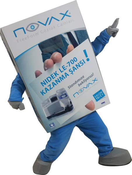 Novax Kutu Maskot maskot kostümü