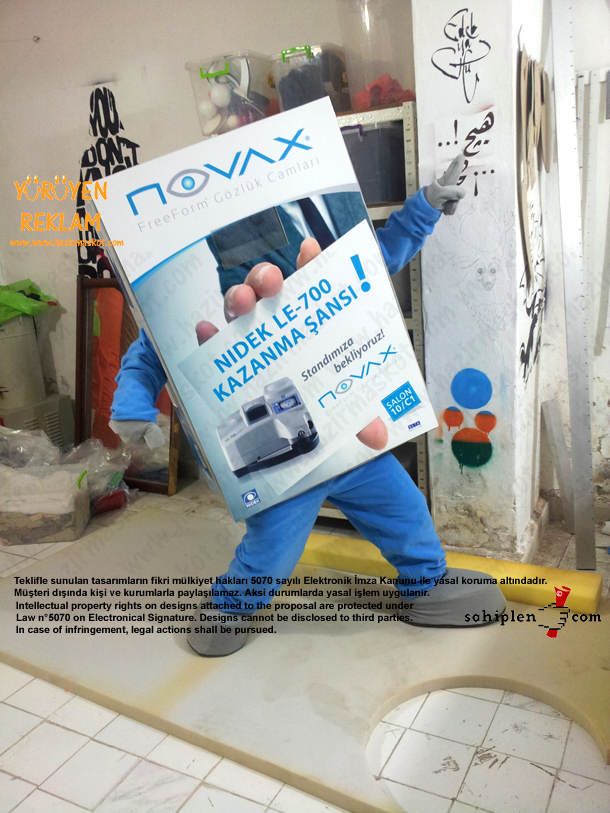 Novax Kutu Maskot maskot kostümü