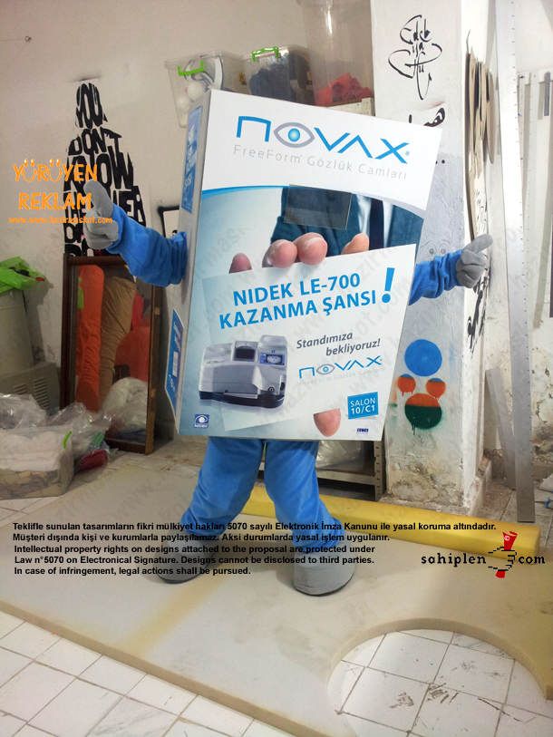 Novax Kutu Maskot maskot kostümü