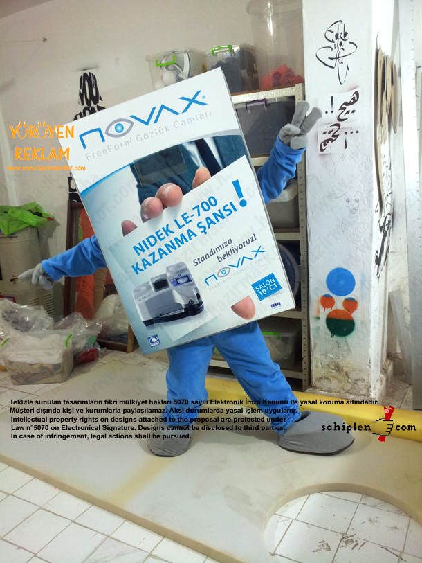 Novax Kutu Maskot maskot kostümü