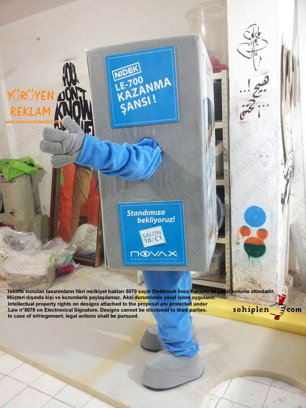 Novax Kutu Maskot maskot kostümü