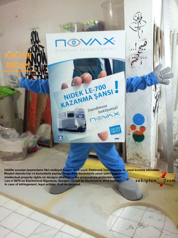 Novax Kutu Maskot maskot kostümü