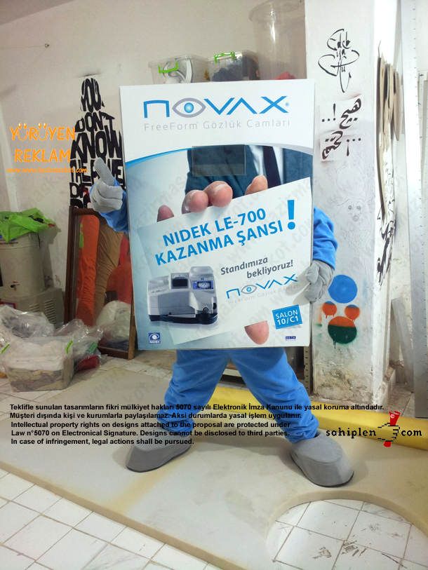Novax Kutu Maskot maskot kostümü