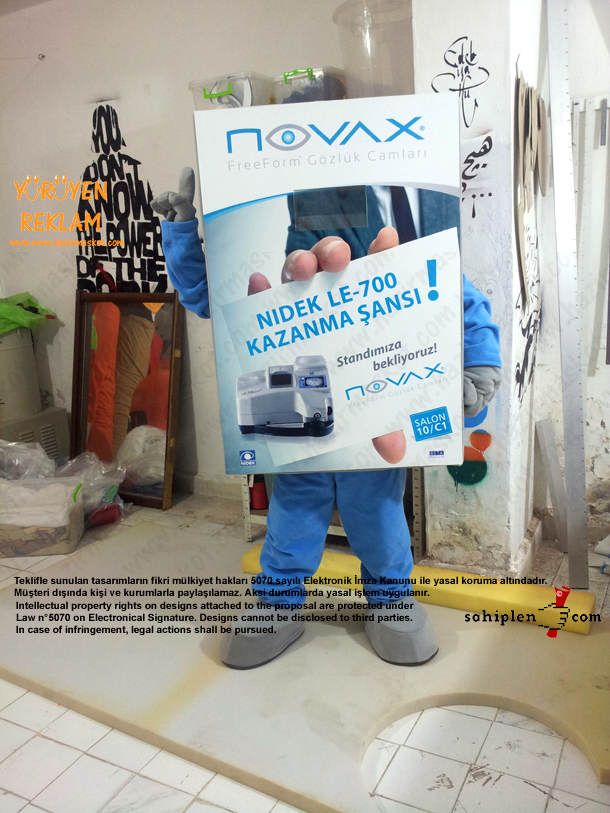 Novax Kutu Maskot maskot kostümü