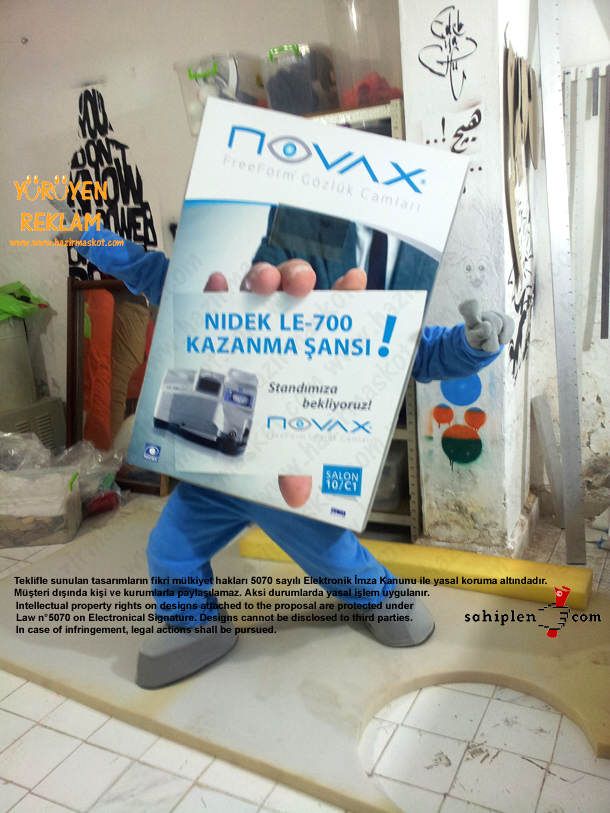Novax Kutu Maskot maskot kostümü