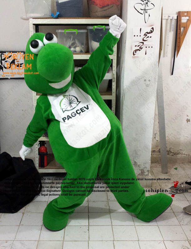 Pagçev Dinozor Maskot Kostümü maskot kostümü