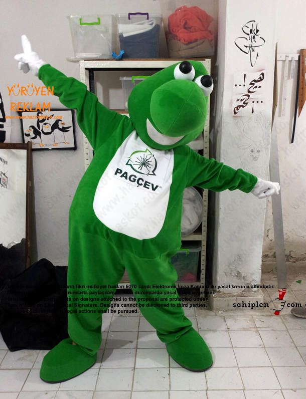 Pagçev Dinozor Maskot Kostümü maskot kostümü