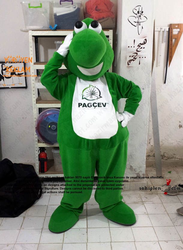 Pagçev Dinozor Maskot Kostümü maskot kostümü