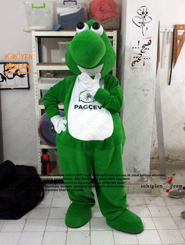 Pagçev Dinozor Maskot Kostümü maskot kostümü
