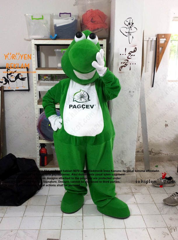 Pagçev Dinozor Maskot Kostümü maskot kostümü