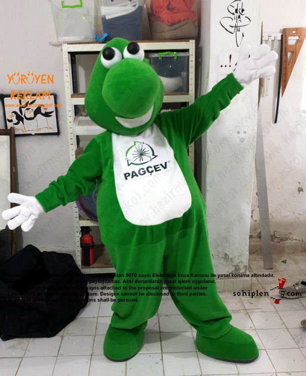 Pagçev Dinozor Maskot Kostümü maskot kostümü