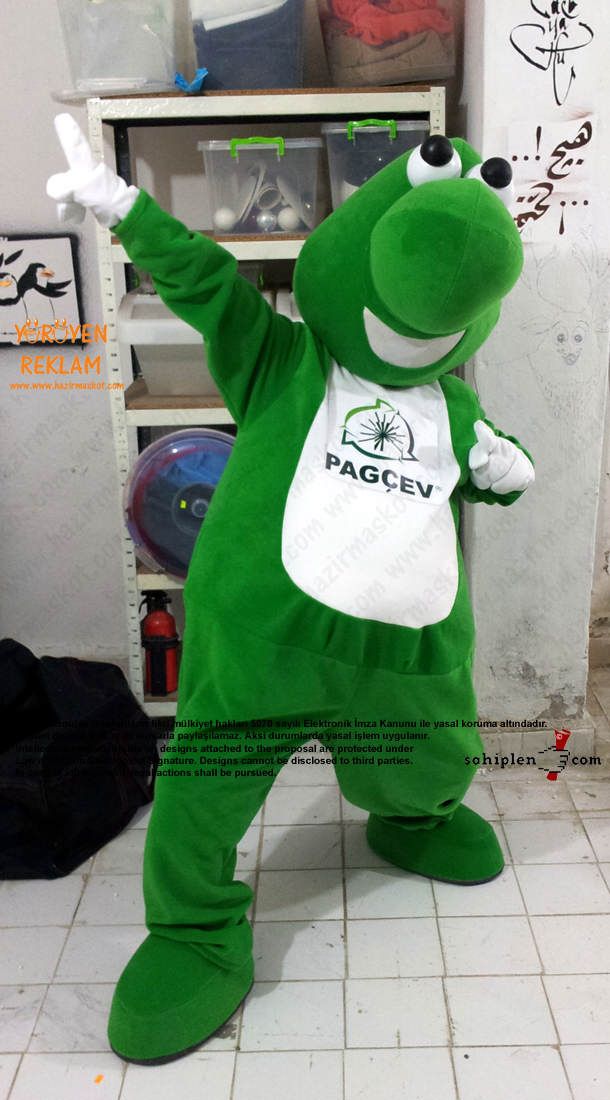 Pagçev Dinozor Maskot Kostümü maskot kostümü