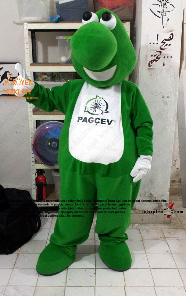 Pagçev Dinozor Maskot Kostümü maskot kostümü