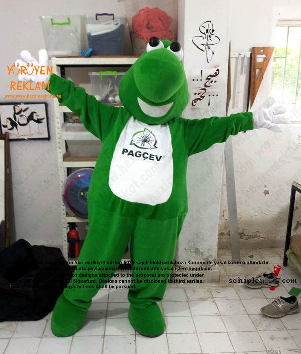Pagçev Dinozor Maskot Kostümü maskot kostümü