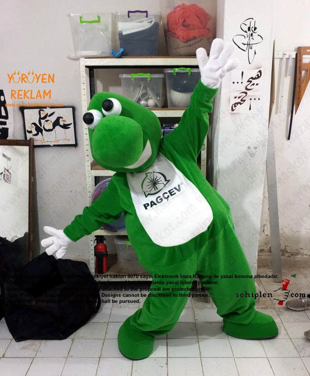 Pagçev Dinozor Maskot Kostümü maskot kostümü
