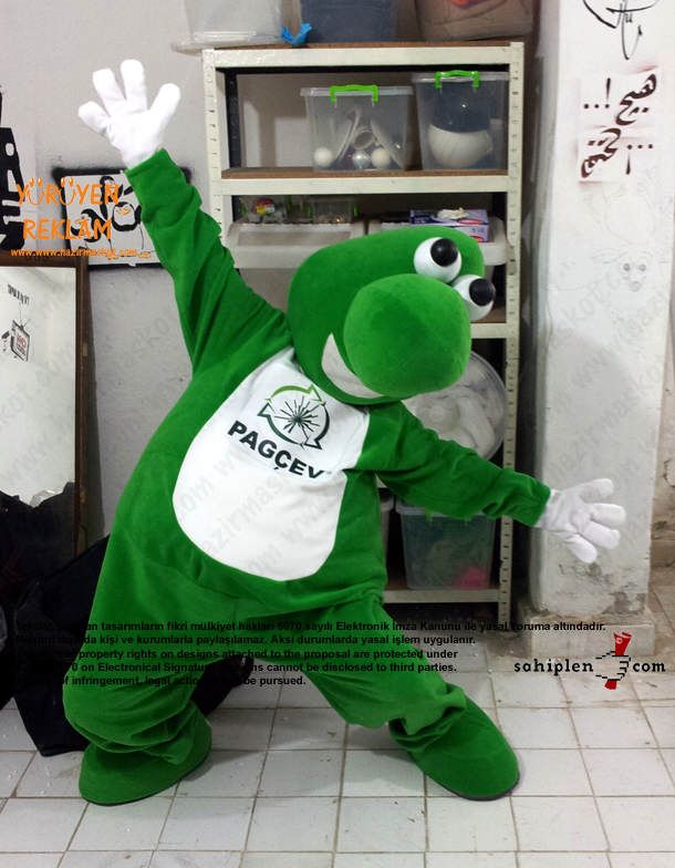 Pagçev Dinozor Maskot Kostümü maskot kostümü