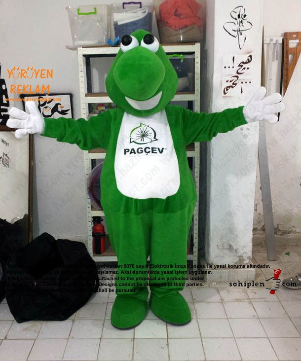 Pagçev Dinozor Maskot Kostümü maskot kostümü