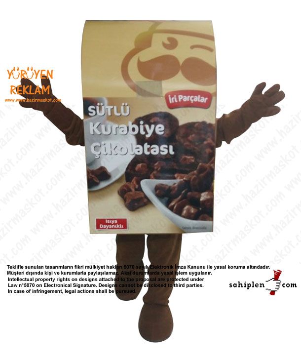 Pakmaya Maskot Kostüm maskot kostümü