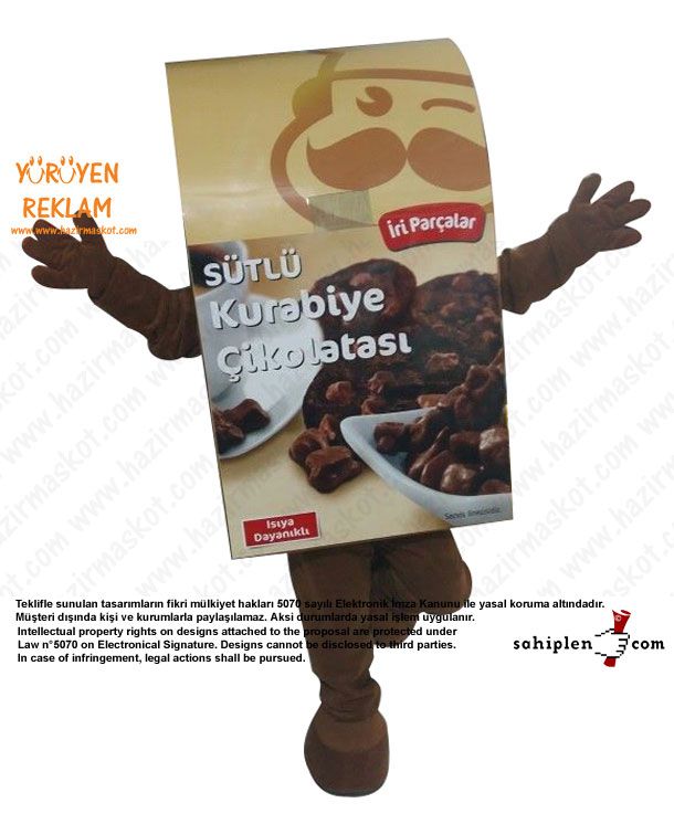 Pakmaya Maskot Kostüm maskot kostümü