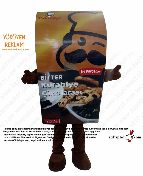 Pakmaya Maskot Kostüm maskot kostümü