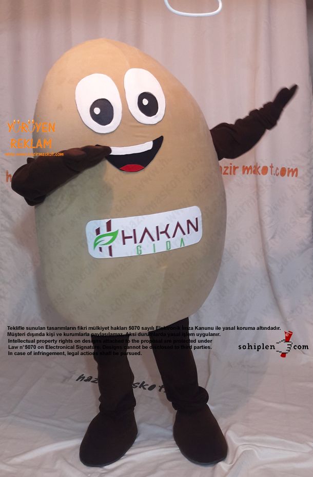 Patato mascot costume maskot kostümü