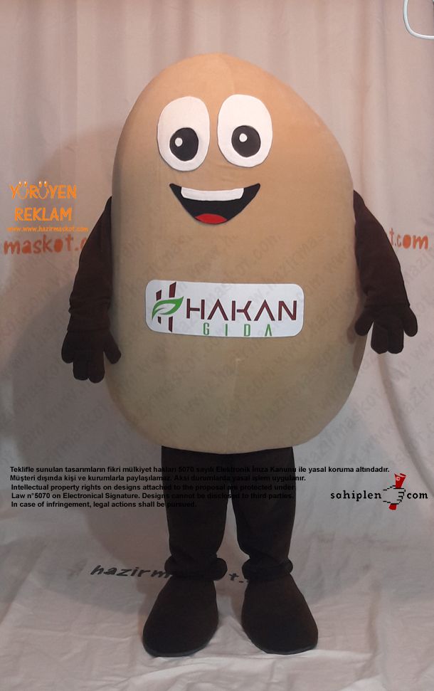 Patato mascot costume maskot kostümü