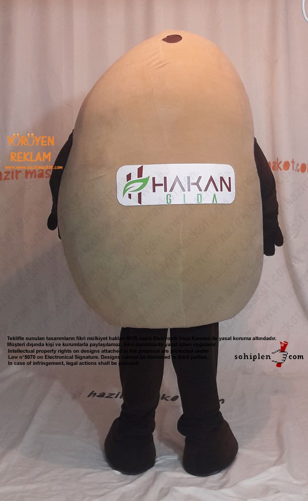 Patato mascot costume maskot kostümü
